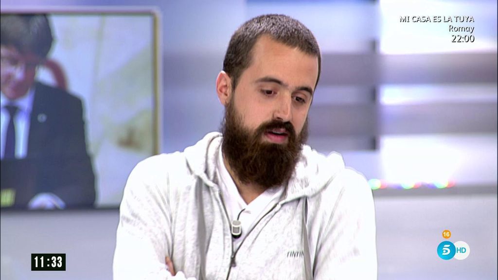Jaume, de Resistencia catalana: "El único lenguaje con el que podemos hablar con esta gente es el del humor"