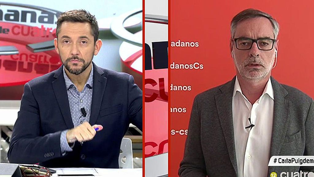 Villegas: “El margen es que el señor Puigdemont acepte su error”