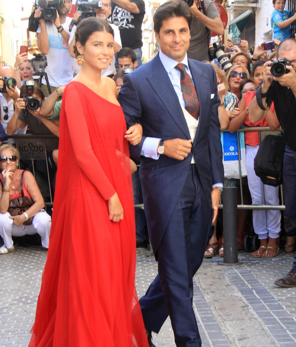 Madrina de honor en la boda de su padre