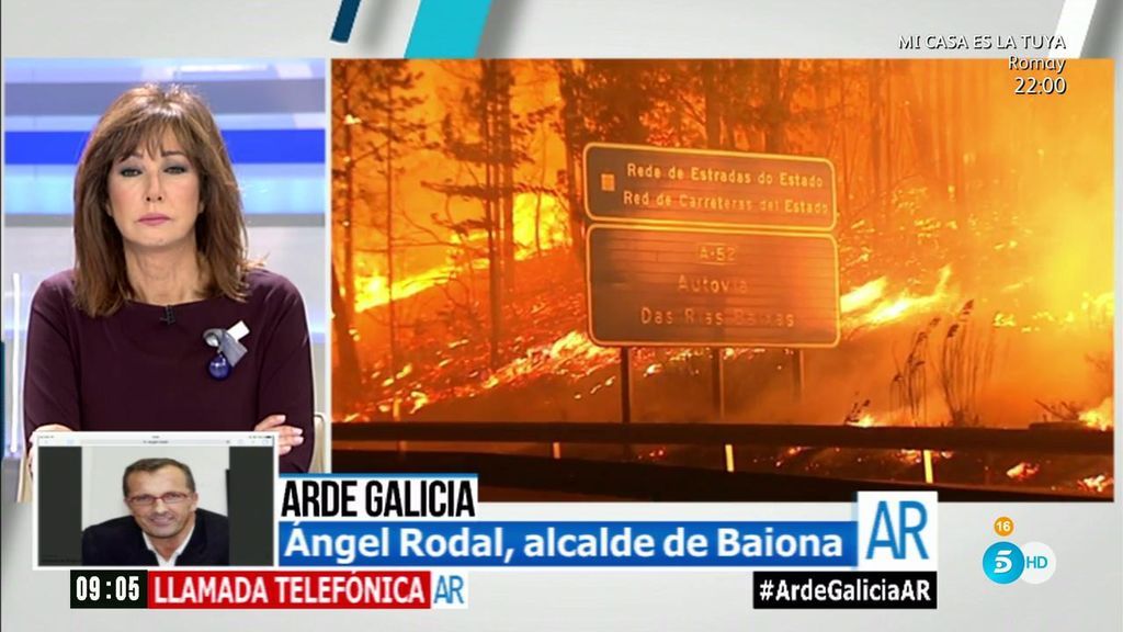 Alcalde de Baiona, sobre el incendio: "No hay casualidades sino causalidades"