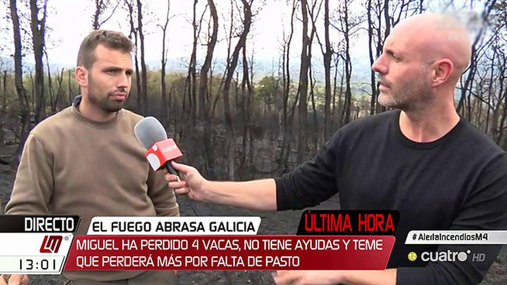 Miguel, ganadero en Galicia: "A mí me llegó la miseria ahora, no en la crisis"