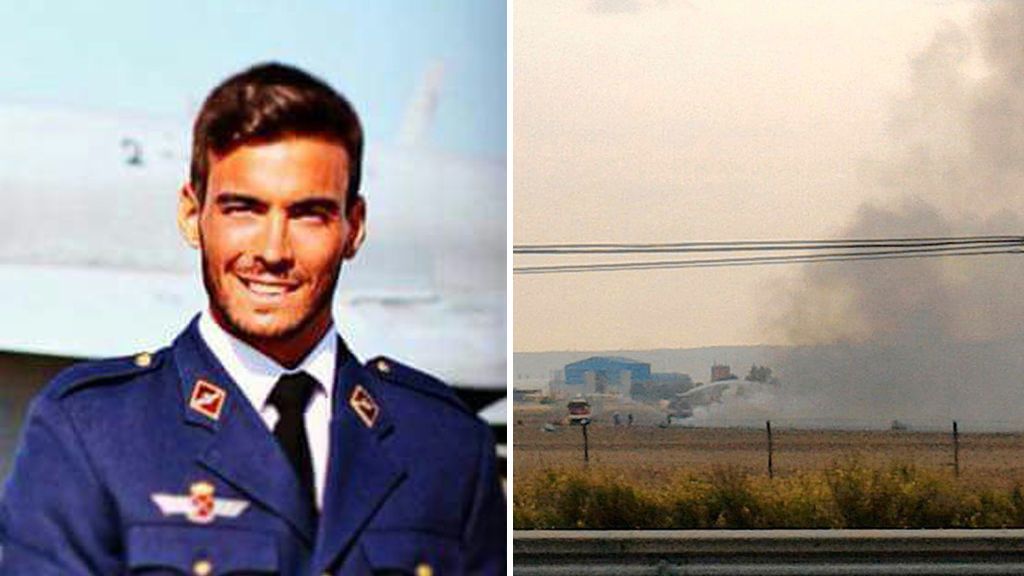 Fernando Pérez, el piloto de 26 años que ha fallecido tras estrellarse en un F-18