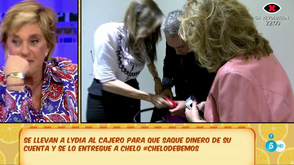 Paz Padilla y Kiko Hernández intentan que Lydia Lozano le preste dinero a Chelo en directo