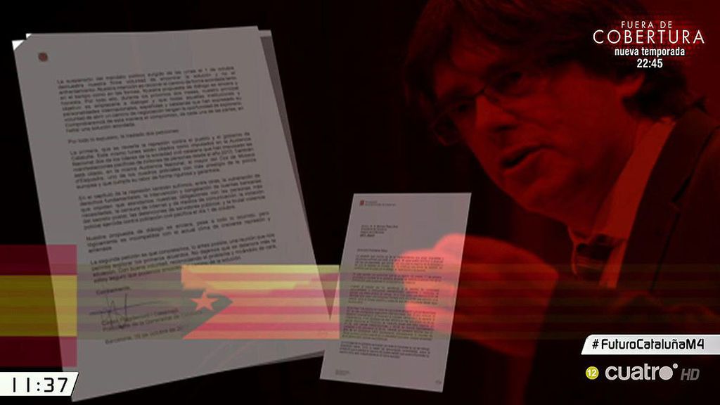 La carta de Puigdemont que ha activado la aplicación del Art. 155 y las primeras reacciones parlamentarias