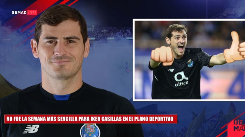 La reacción de Casillas tras su suplencia y perder su récord en Champions
