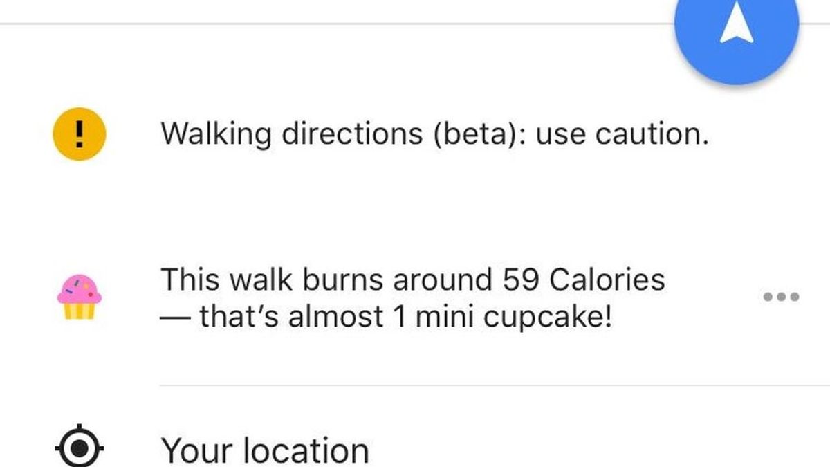 Google Maps elimina su contador de calorías después de las quejas de los usuarios