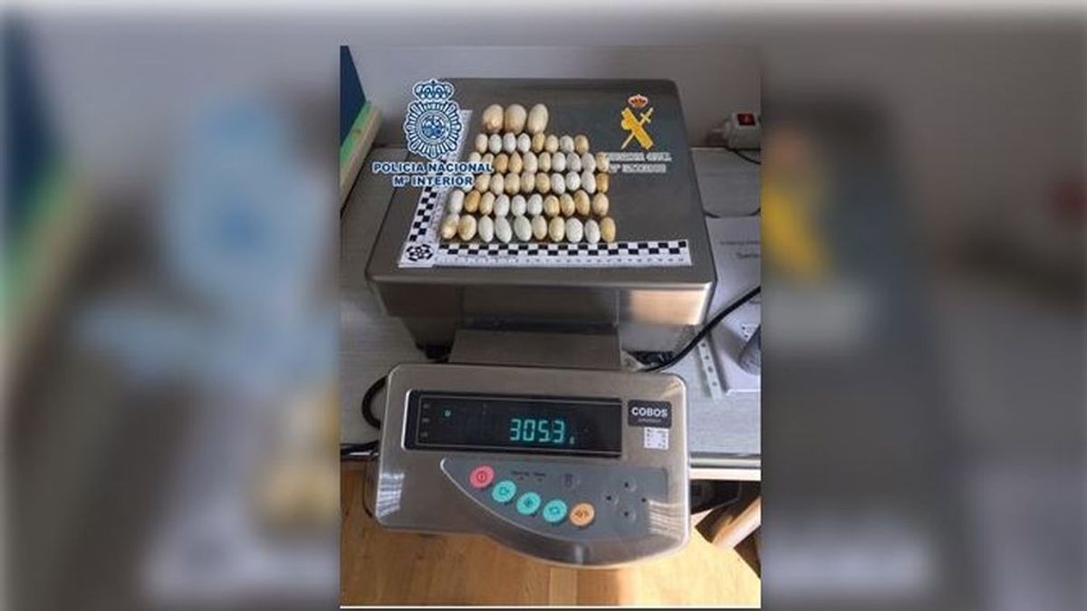 Detienen a una mujer en el aeropuerto de Málaga con 51 bellotas de cocaína ocultas en su cuerpo