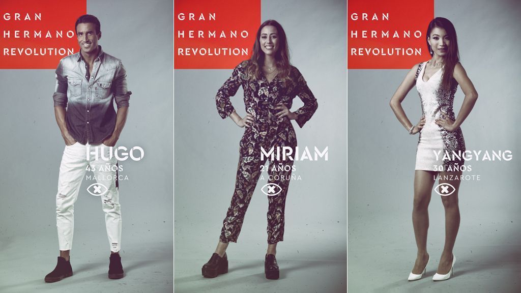 Hugo, Miriam y Yangyang, nominados en la quinta gala del 'reality' de Telecinco 'Gran hermano revolution'