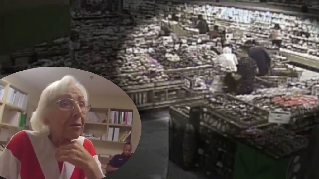 Una anciana de 91 años, robada en el supermercado, protagoniza una entrañable escena