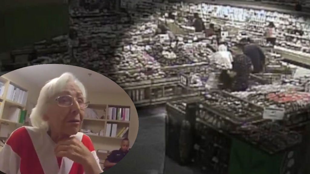 Una anciana de 91 años, robada en el supermercado, protagoniza una entrañable escena
