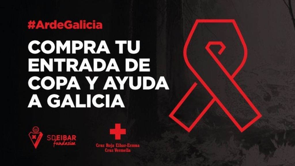 El Eibar donará la taquilla del choque de Copa ante el Celta a los afectados por los incendios de Galicia El Eibar donará la taquilla del choque de Copa ante el Celta a los afectados por los incendios de Galicia