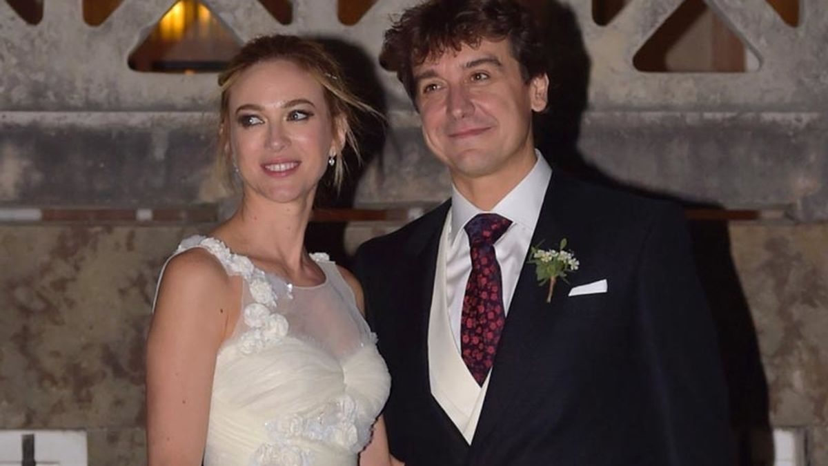 Marta Hazas y Javier Veiga en su boda