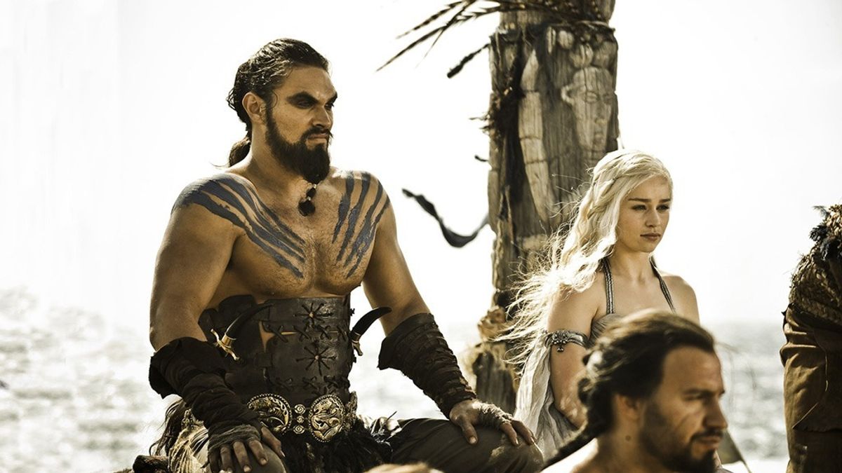 Jason Momoa es Khal Drogo en la serie de HBO 'Juego de tronos'