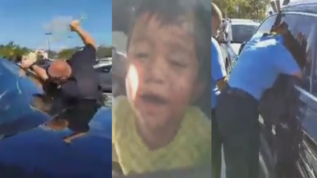 Rescate a contra reloj: graban el rescate de su hijo con un golpe de calor en un coche