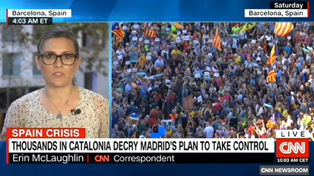 Cataluña vuelve a ser portada en la prensa internacional