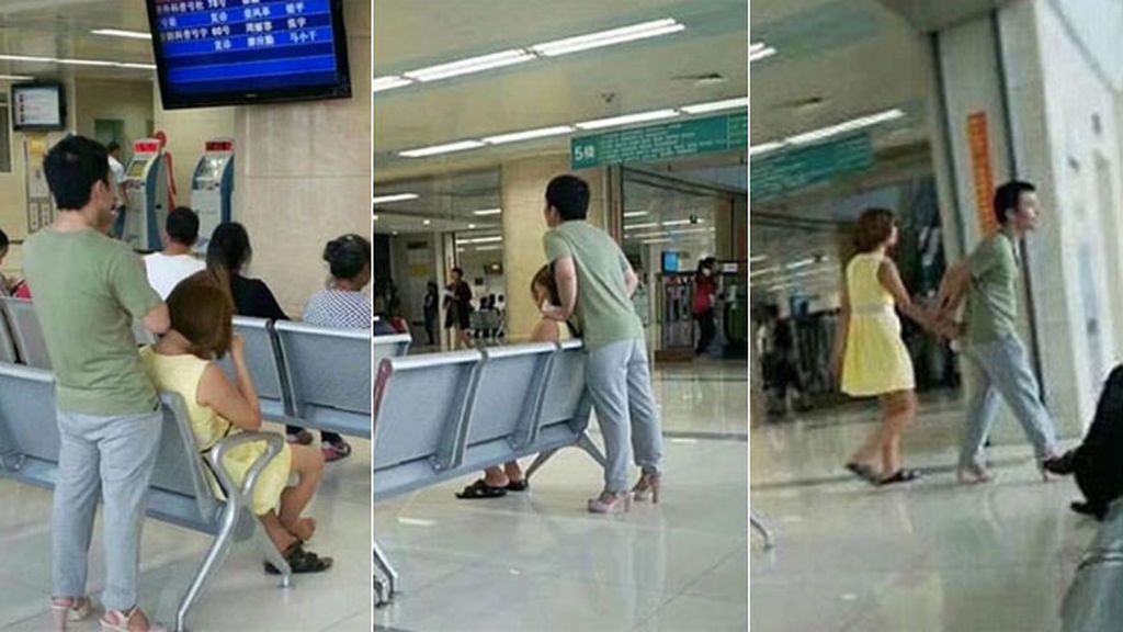 Adivina qué hizo este hombre para que a su pareja no le dolieran los pies