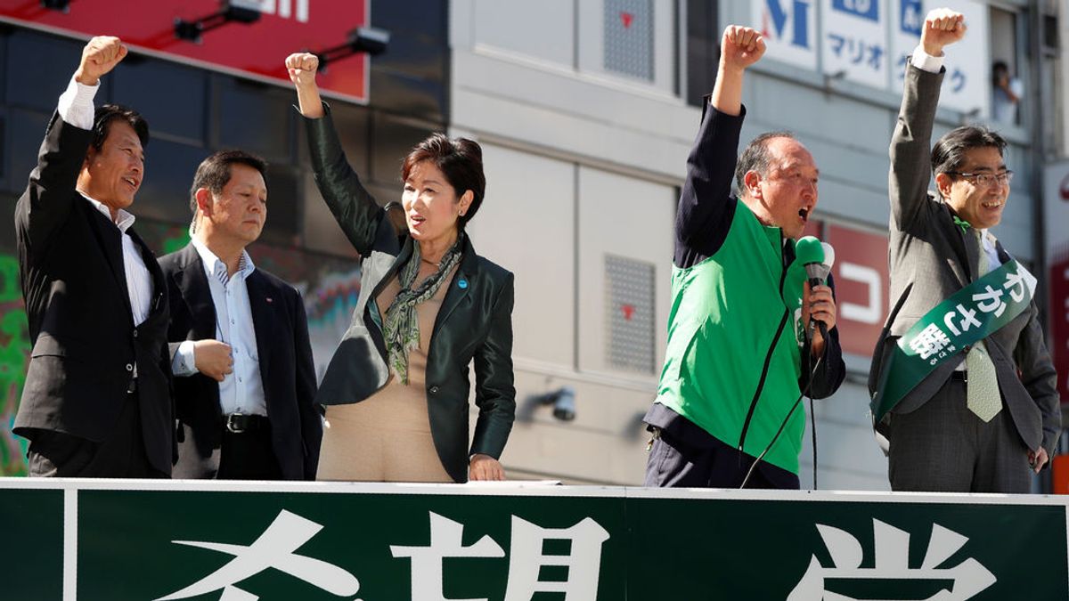 La gobernadora de Tokio emerge como gran fuerza de las elecciones en Japón