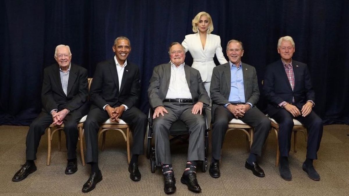 Obama, Bush, Clinton... ¡Y Lady Gaga! La reunión que jamás imaginaste