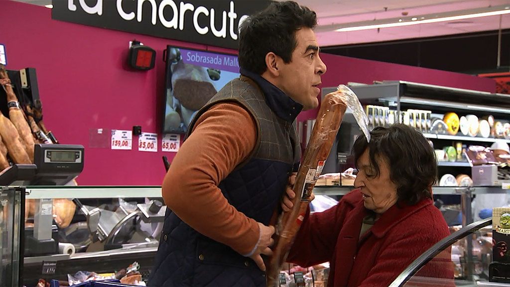 Así ha sido la compra más excitante de Amador y Doña Fina en el súper