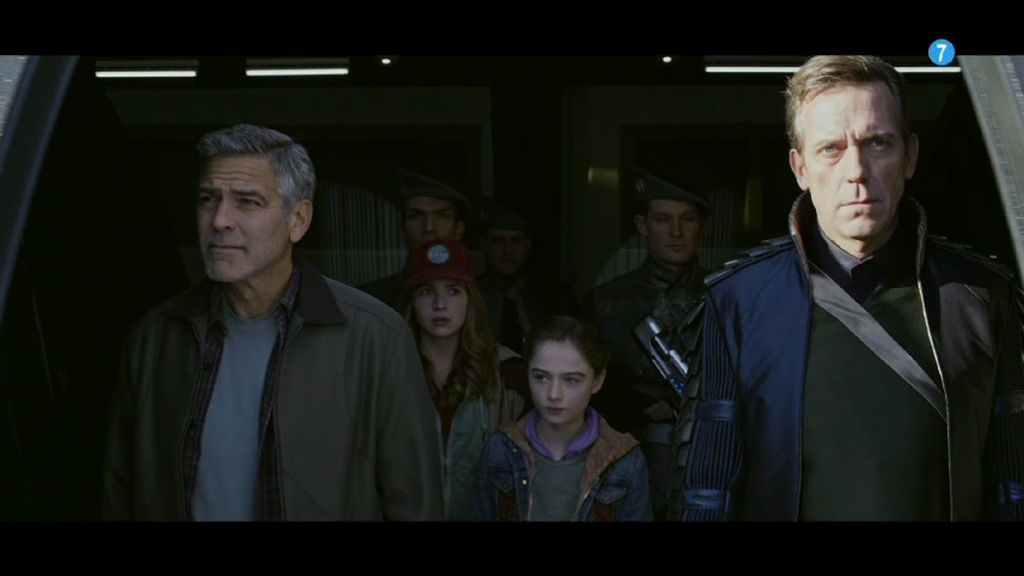 George Clooney y Hugh Laurie en 'Tomorroland: El mundo de mañana', este viernes, a las 22.00 h.