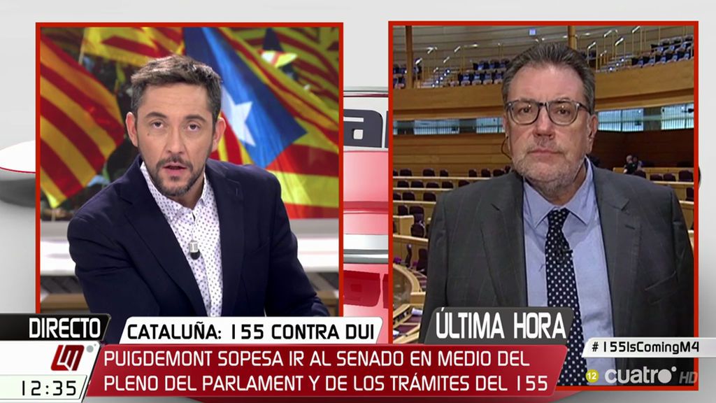 Cleries (PDeCAT): “Puigdemont quiere venir al Senado para defender lo que hemos hecho”