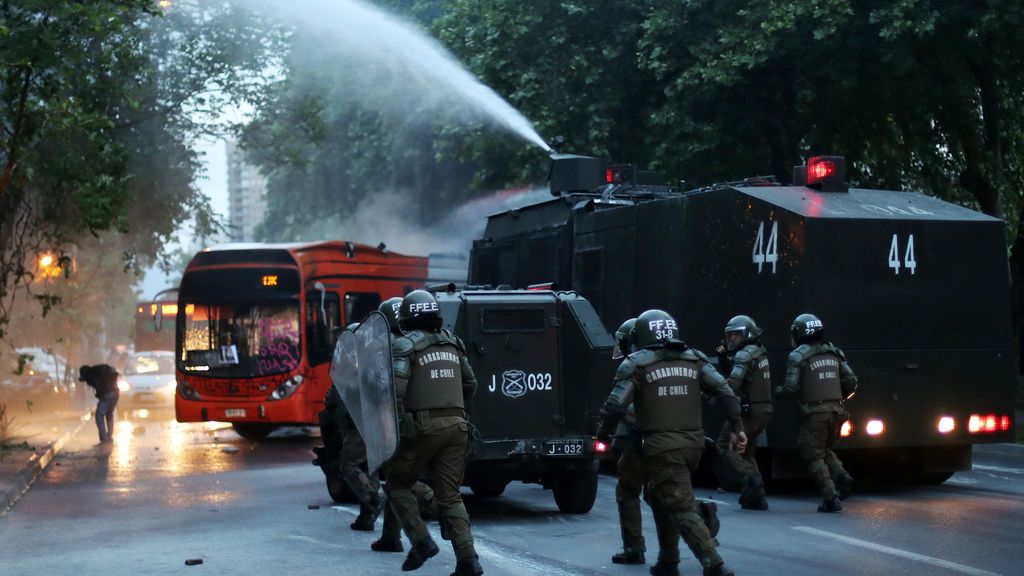 Protesta en Chile por la muerte de Santiago Maldonado