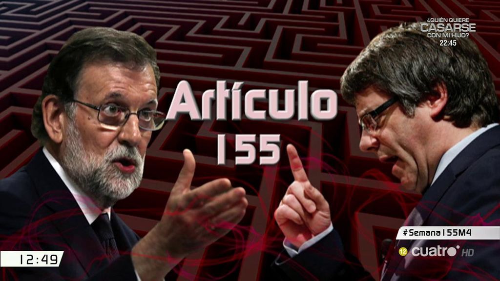 Así sería el cara a cara entre Rajoy y Puigdemont en el Senado