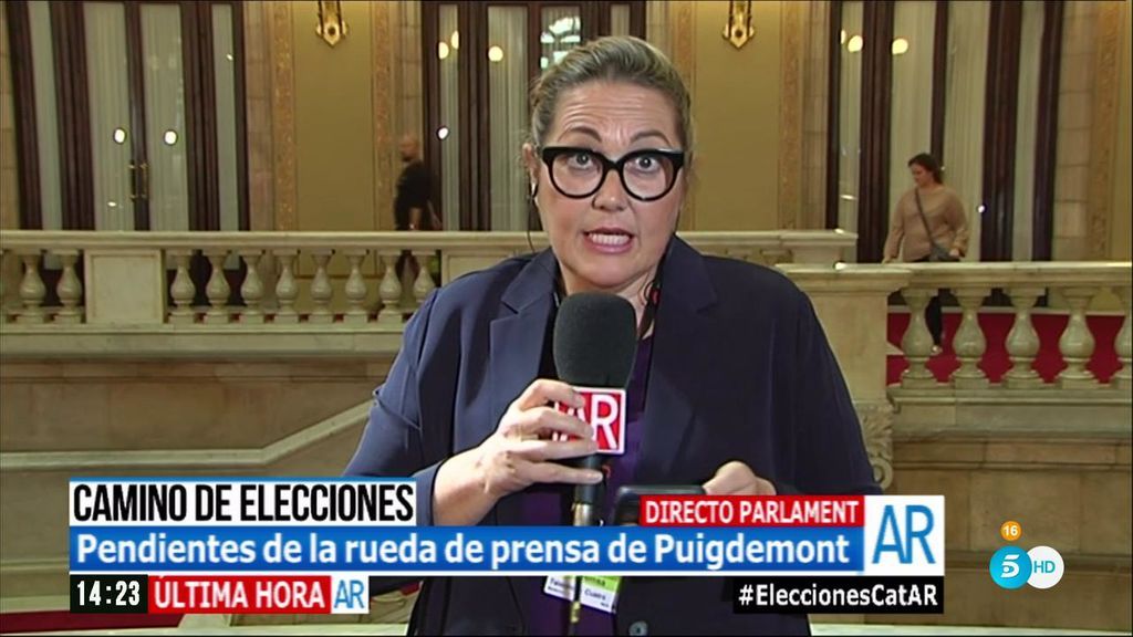 Se suspende la comparecencia de Carles Puigdemont