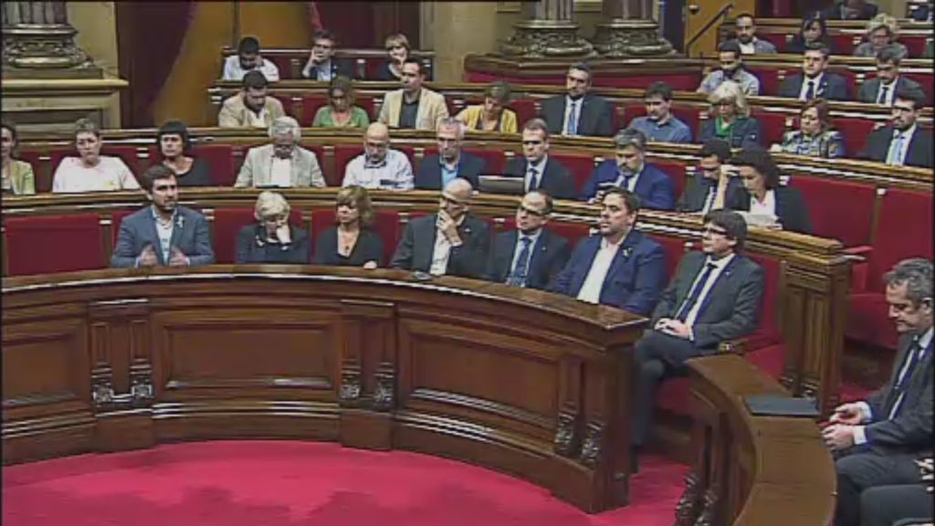 Los parlamentarios independentistas cargan contra el Gobierno por el 155