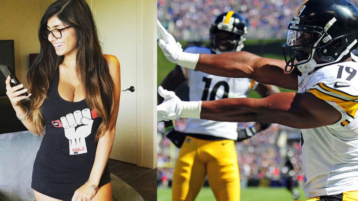 Mia Khalifa le tira los trastos a un jugador de la NFL y se lleva un zasca brutal