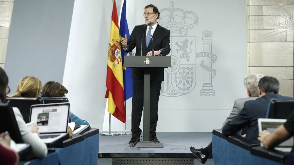 La firme respuesta de Rajoy a la declaración de independencia del Parlament