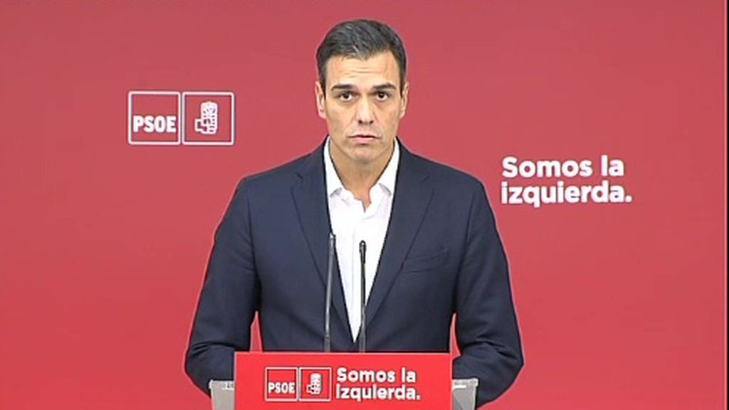 El PSOE "rechaza" la declaración unilateral de independencia de Cataluña