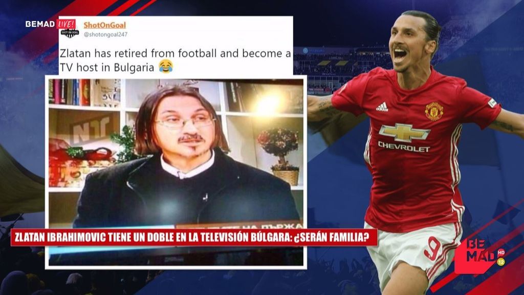 ¡Idénticos! Encontramos al doble búlgaro de Ibrahimovic que triunfa como presentador de televisión