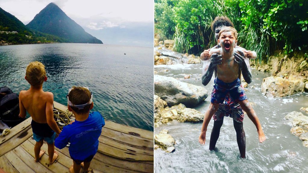 Lo dejan todo para viajar por el mundo con sus dos hijos