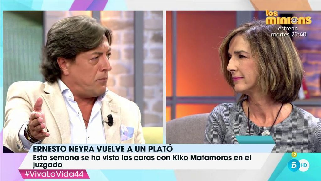 Tenso enfrentamiento en plató entre Ernesto Neyra y Paloma García-Pelayo