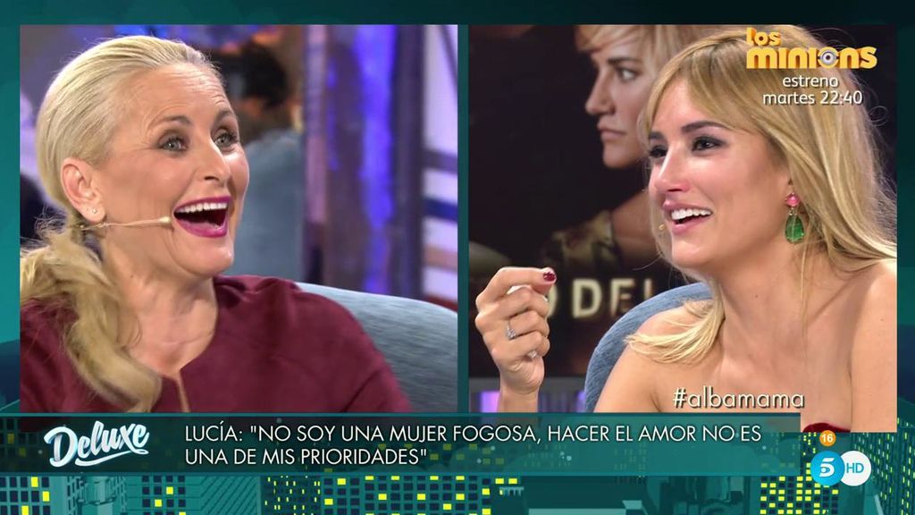 Lucía: "Cuando Alba me preguntó por el sexo de pequeña le hice hasta un esquema"