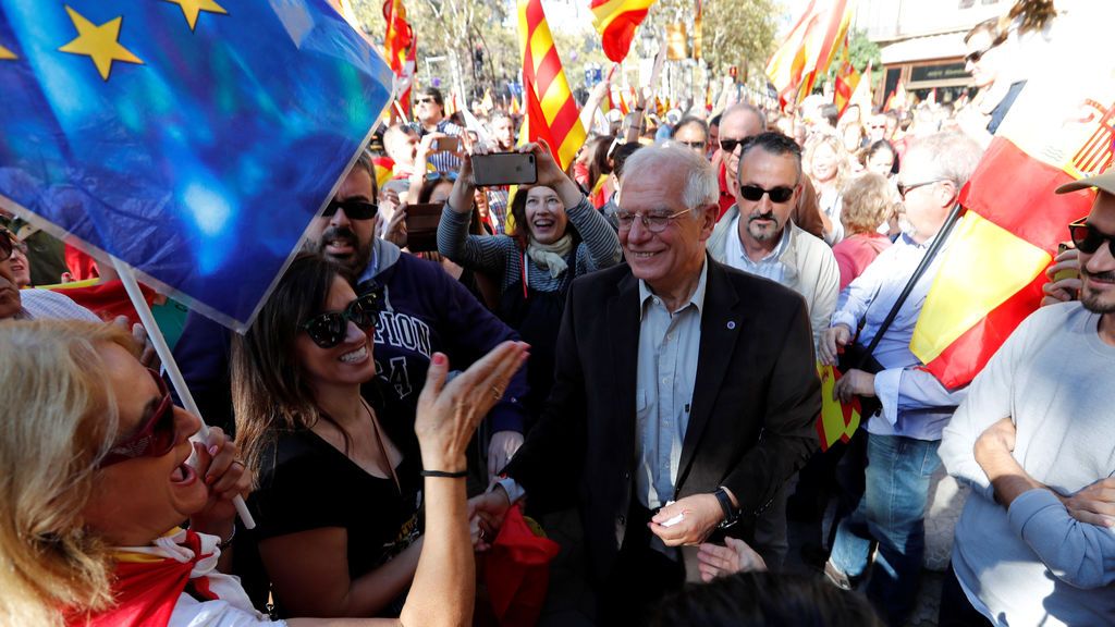 Borrell, de Puigdemont: “No le reconozco el derecho de hablar en mi nombre”