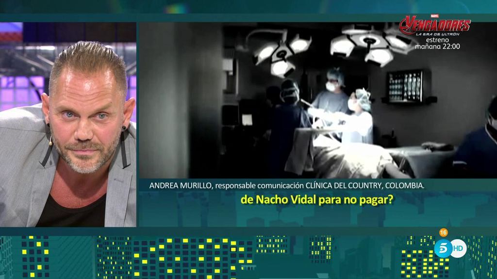 Tenemos la versión del hospital donde fue tratado Nacho Vidal en Colombia
