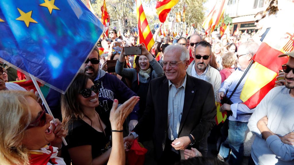 Borrell, de Puigdemont: “No le reconozco el derecho de hablar en mi nombre”