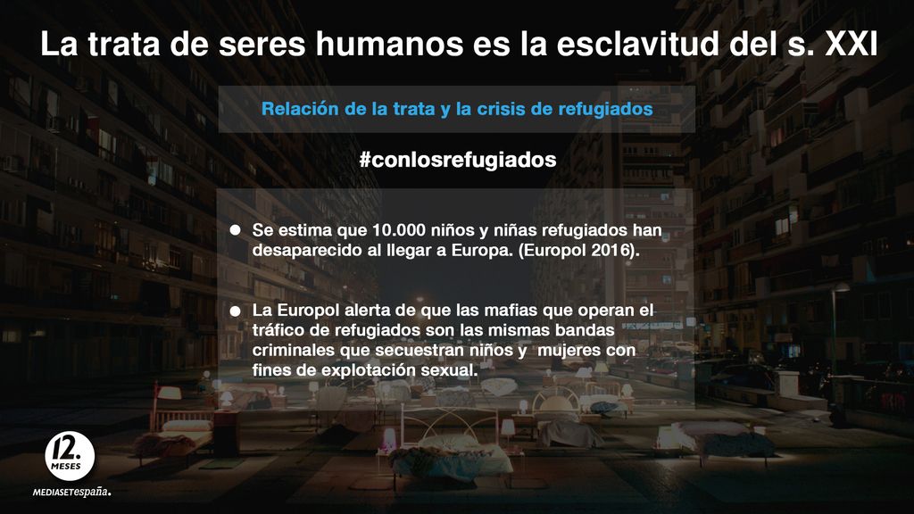 La relación entre la trata y la crisis de refugiados