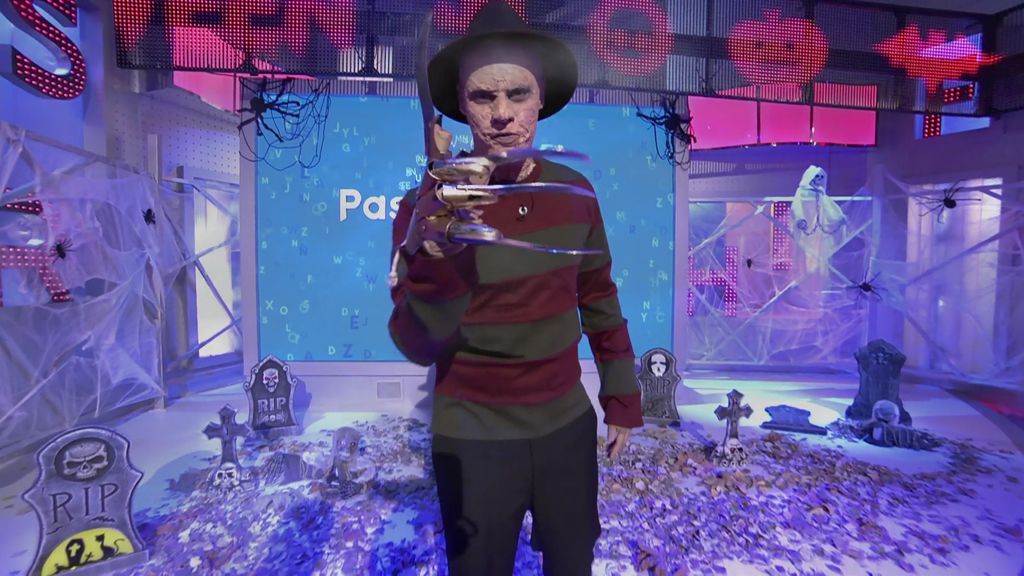 El plató de 'Pasapalabra' se viste de Halloween