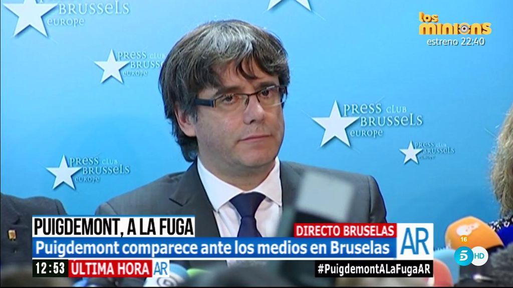 Puigdemont: "Tomamos las elecciones convocadas por el Estado como un reto"