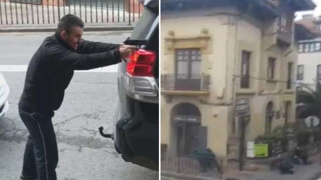 Impresionante tiroteo en un atraco en Cangas de Onís