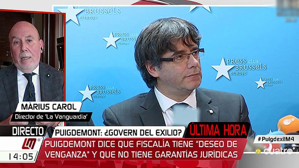 Màrius Carol, director de La Vanguardia, sobre el Govern: “Parece que hay un mundo real y otro virtual”