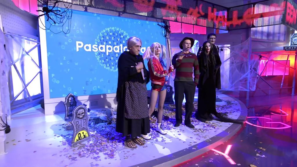 El plató de 'Pasapalabra' se viste de Halloween