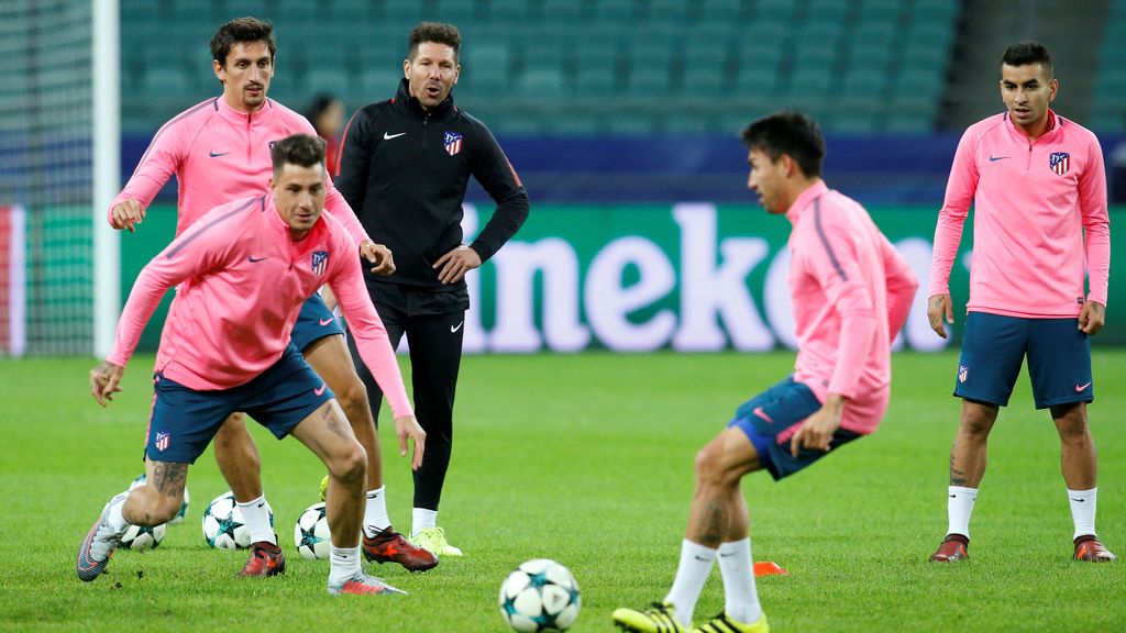 Simeone: “El lugar idóneo para entrenar en la previa del Qarabag es el Vicente Calderón”