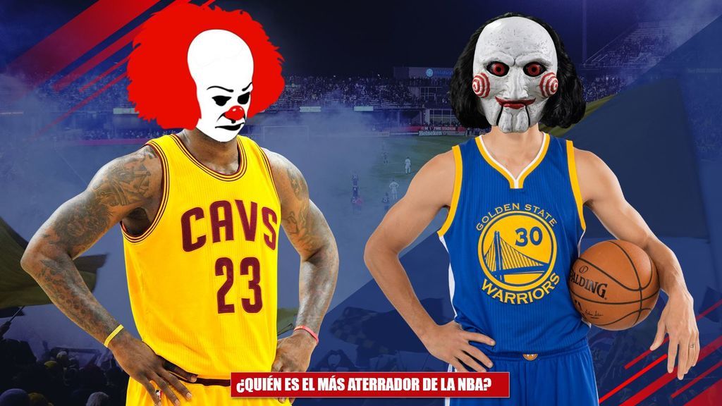 James vs Curry: un duelo terrorífico... ¿Quién lleva el mejor disfraz de Halloween en la NBA?