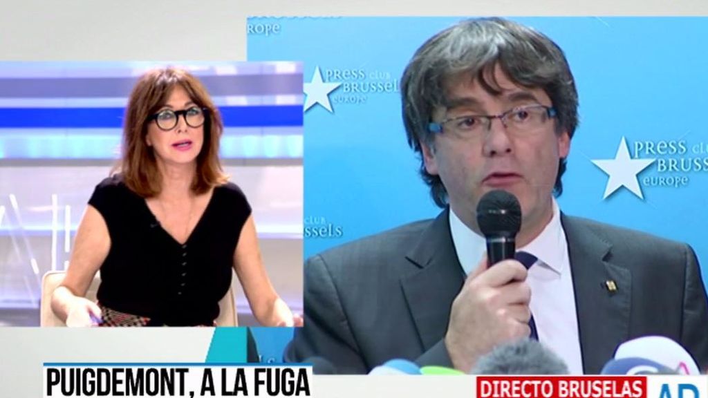 Ana Rosa, sobre la comparecencia de Puigdemont: "Es una huida hacia adelante o hacia ningún sitio"