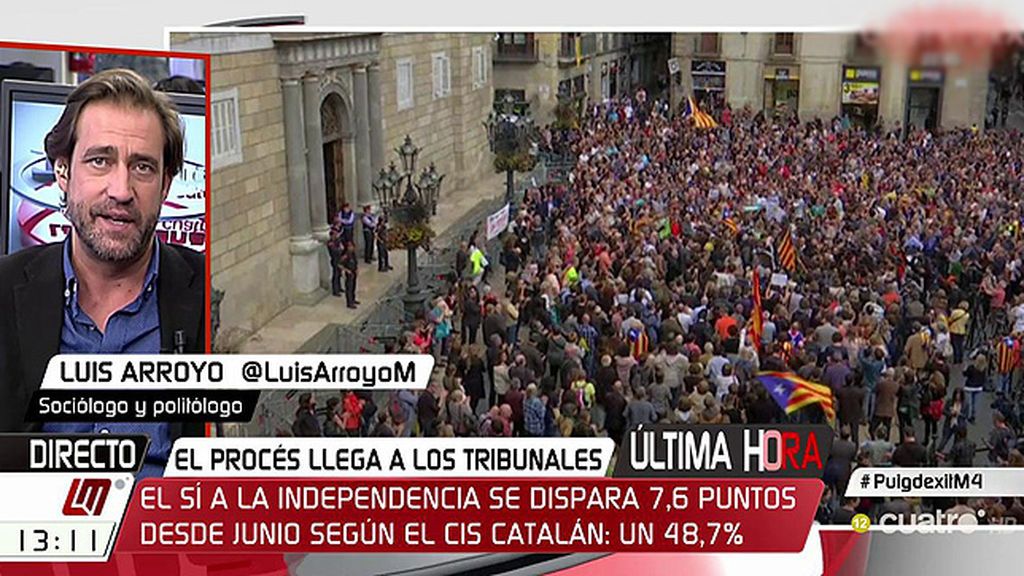 Luis Arroyo, sobre Cataluña: "Meter en prisión al Gobierno entero movilizaría al independentismo"
