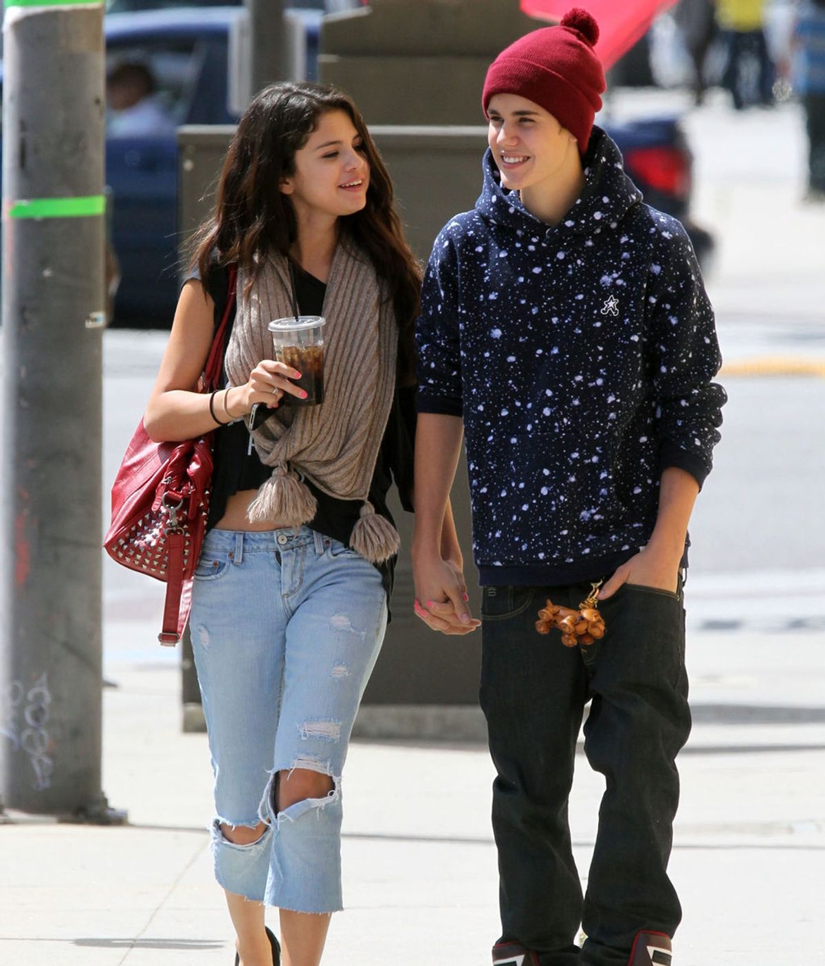 Selena Gomez y Justin Bieber cuando eran pareja